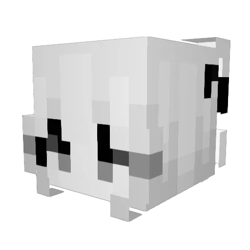six9dv Minecraft avatar head, 3D render