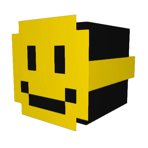 six9th Minecraft avatar head, 3D render