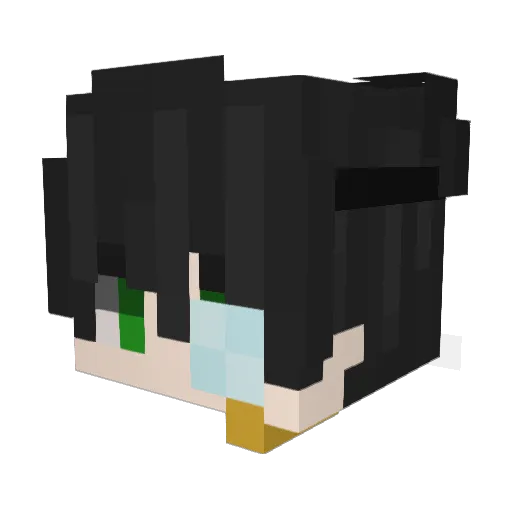 sixdayvibes Minecraft avatar head, 3D render