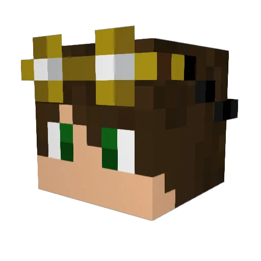 sixonethree Minecraft avatar head, 3D render