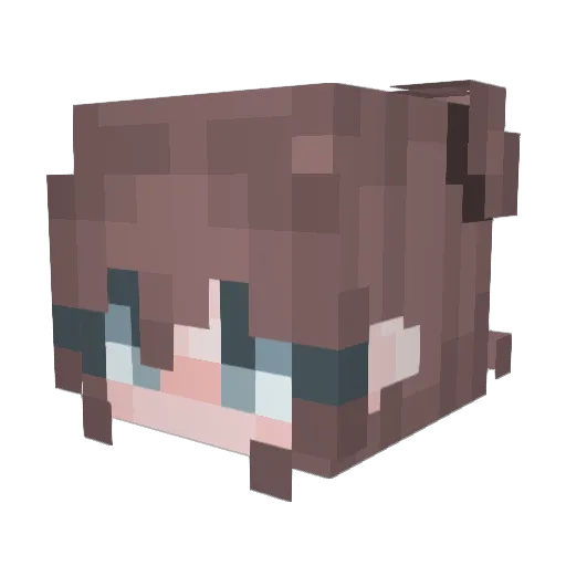 sixsobased Minecraft avatar head, 3D render