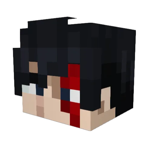 sixtenlarsson Minecraft avatar head, 3D render