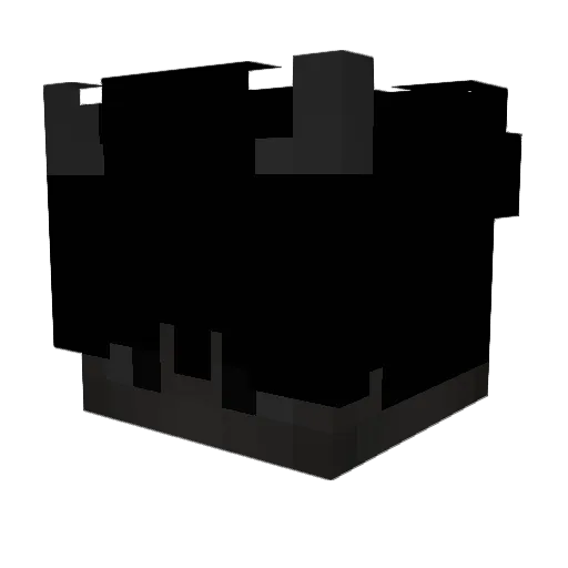 sixthells Minecraft avatar head, 3D render