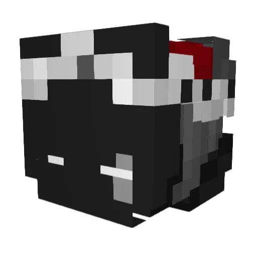sixz7 Minecraft avatar head, 3D render