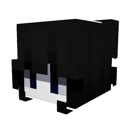 sixzao Minecraft avatar head, 3D render