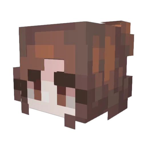 siyeok Minecraft avatar head, 3D render