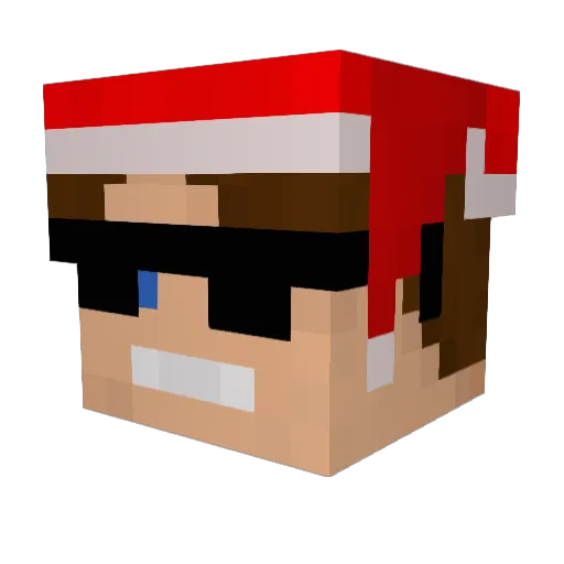 siyoo Minecraft avatar head, 3D render