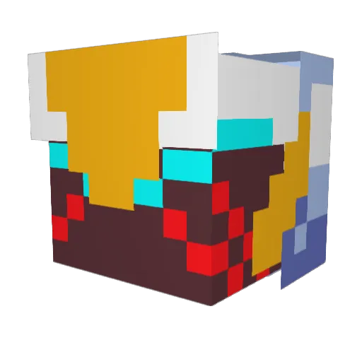 siz07 Minecraft avatar head, 3D render