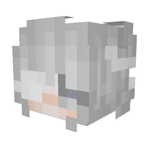 sizezada Minecraft avatar head, 3D render