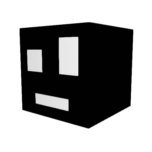 sizimi Minecraft avatar head, 3D render