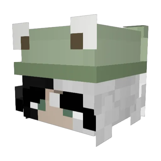 sizlhoop Minecraft avatar head, 3D render