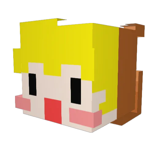sj511 Minecraft avatar head, 3D render