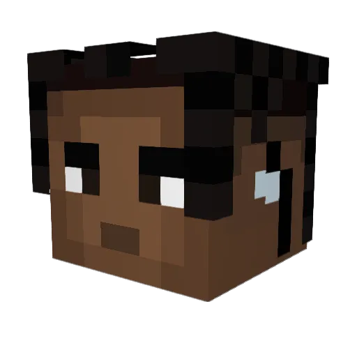 sj5986 Minecraft avatar head, 3D render