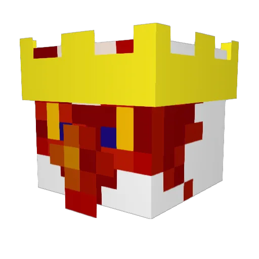 sjako02 Minecraft avatar head, 3D render