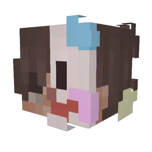 sjdsimone Minecraft avatar head, 3D render