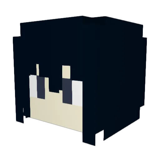 sjkim97 Minecraft avatar head, 3D render