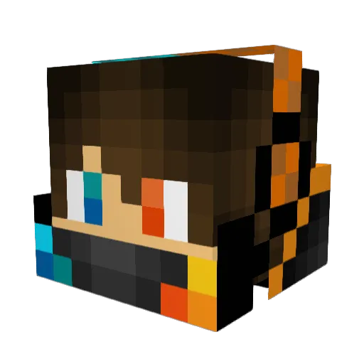 sjodal4 Minecraft avatar head, 3D render