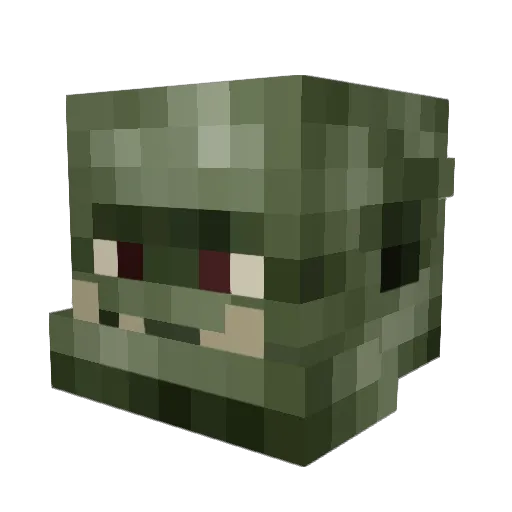 sjoerdm Minecraft avatar head, 3D render