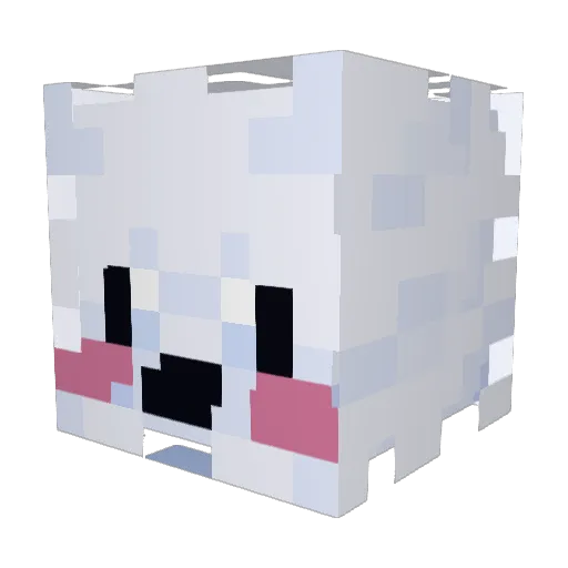 sjsusu Minecraft avatar head, 3D render