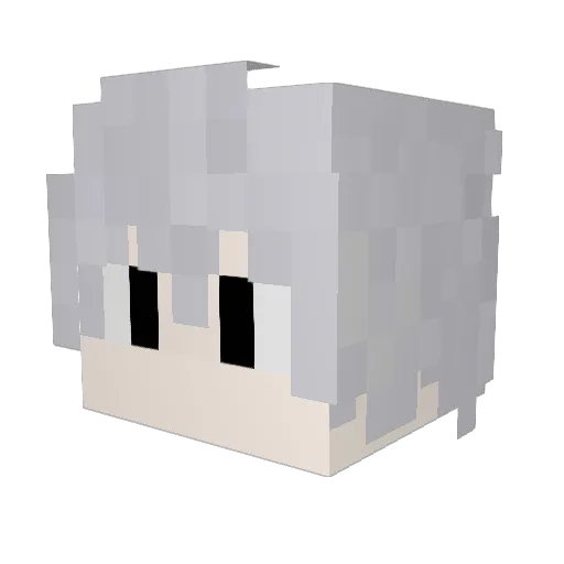 sjyop Minecraft avatar head, 3D render