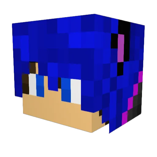 sk1983 Minecraft avatar head, 3D render