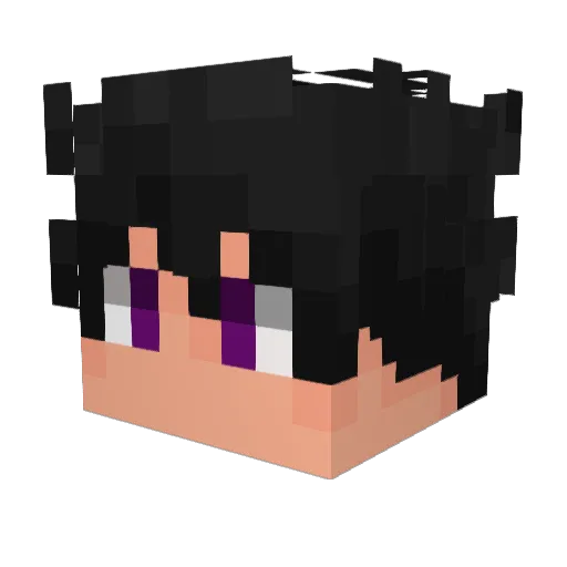 sk1god Minecraft avatar head, 3D render