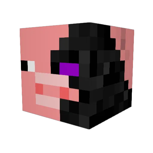 sk1llax Minecraft avatar head, 3D render