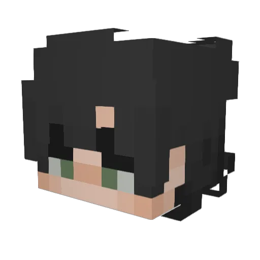 sk1zzyyy Minecraft avatar head, 3D render