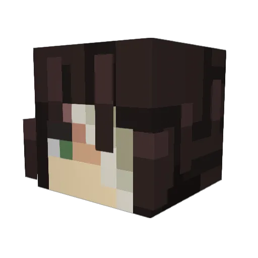 sk3tchyt2 Minecraft avatar head, 3D render