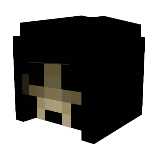 sk4rra_ Minecraft avatar head, 3D render