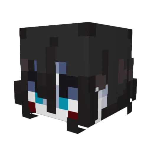 sk58135 Minecraft avatar head, 3D render
