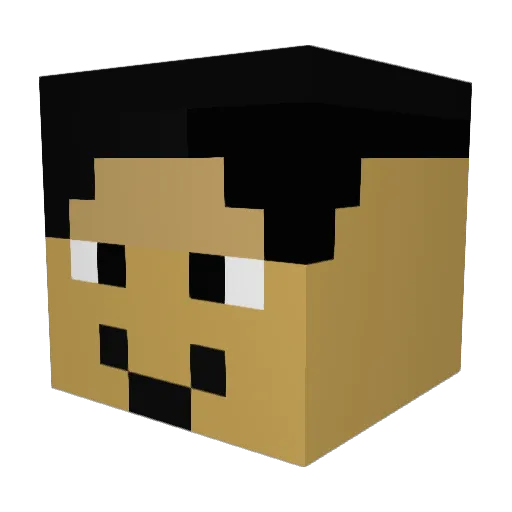 sk8628 Minecraft avatar head, 3D render