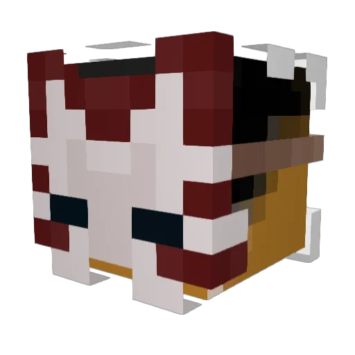 sk98q Minecraft avatar head, 3D render