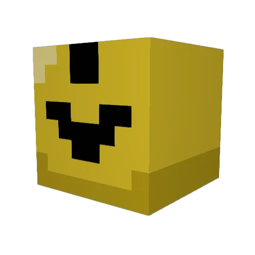 skaarman Minecraft avatar head, 3D render