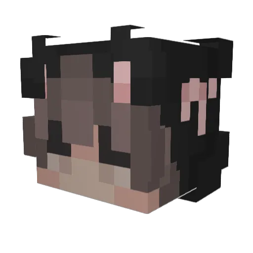 skaedixxx Minecraft avatar head, 3D render
