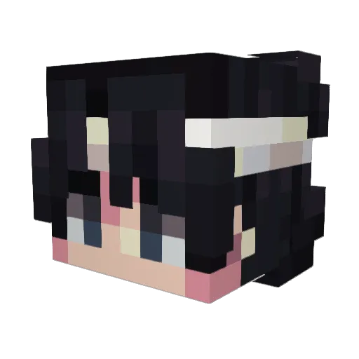 skafy Minecraft avatar head, 3D render
