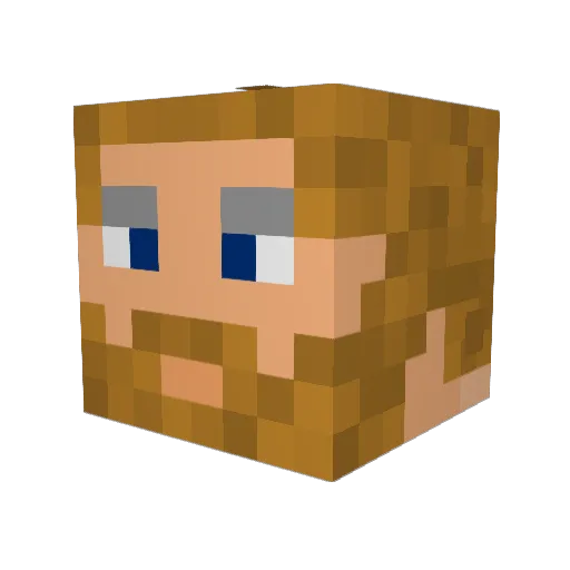 skalman_99 Minecraft avatar head, 3D render