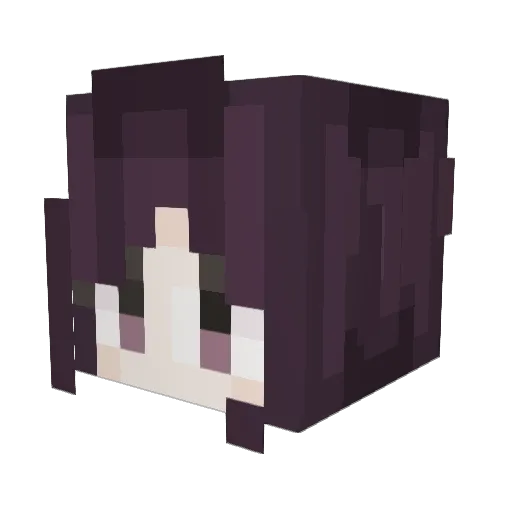 skarbeczek Minecraft avatar head, 3D render
