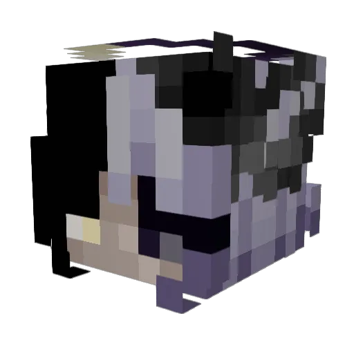 skardsoul Minecraft avatar head, 3D render