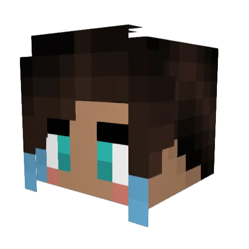 skategirl2 Minecraft avatar head, 3D render