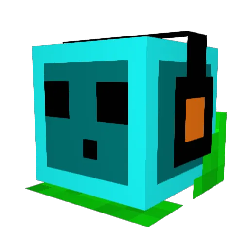 skater_3829 Minecraft avatar head, 3D render
