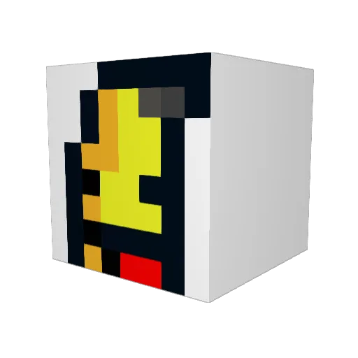 skatercat69 Minecraft avatar head, 3D render