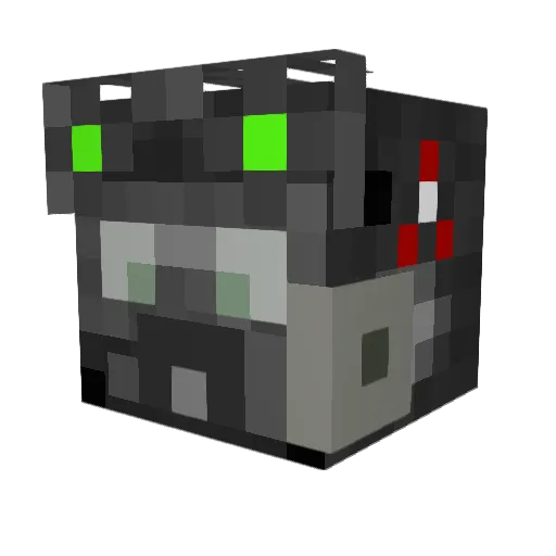 skauvik90 Minecraft avatar head, 3D render