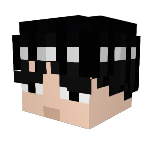 skazuma319 Minecraft avatar head, 3D render