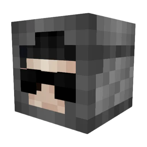 skbs Minecraft avatar head, 3D render