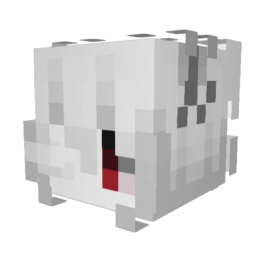 skd321 Minecraft avatar head, 3D render