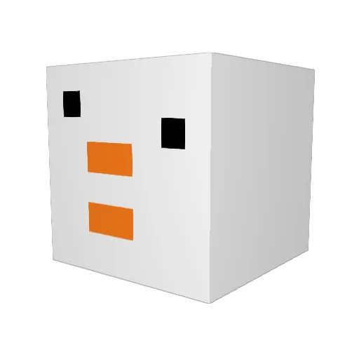 skdmsgid Minecraft avatar head, 3D render
