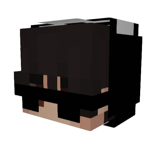 skdua Minecraft avatar head, 3D render