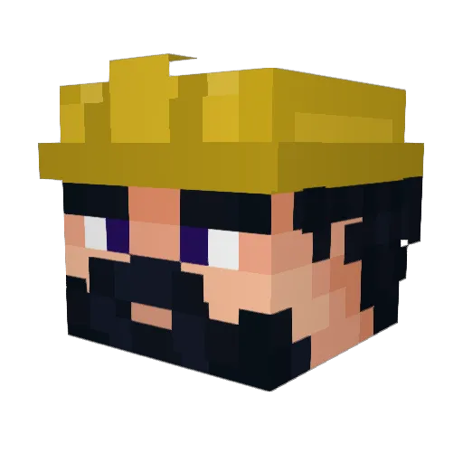 skebabski Minecraft avatar head, 3D render