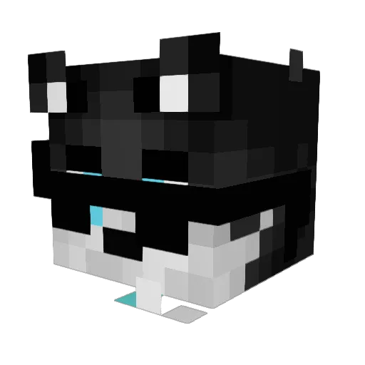 skebem Minecraft avatar head, 3D render